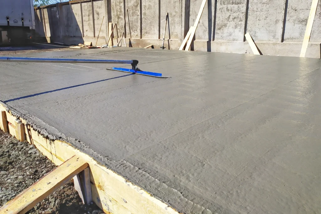 slab installation brush texture